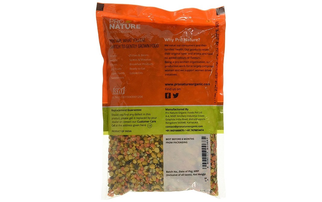 Pro Nature Organic Panchratna Dal    Pack  500 grams
